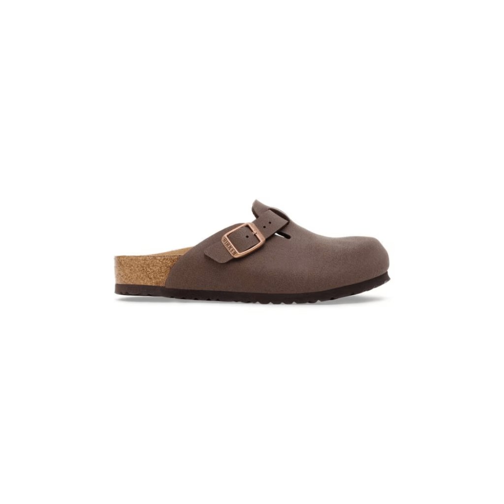 Birkenstock Kids Boston Unisex Birkibuc Clog Mocha